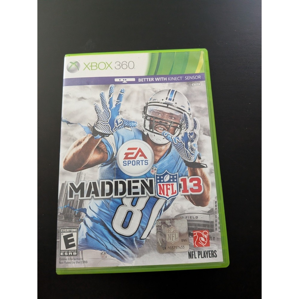 Madden NFL 13 (Microsoft Xbox 360, 2012) CIB, Tested Video Game